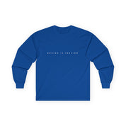 Boxing is Passion™ Unisex Ultra Cotton Long Sleeve Tee (minimalistic back)