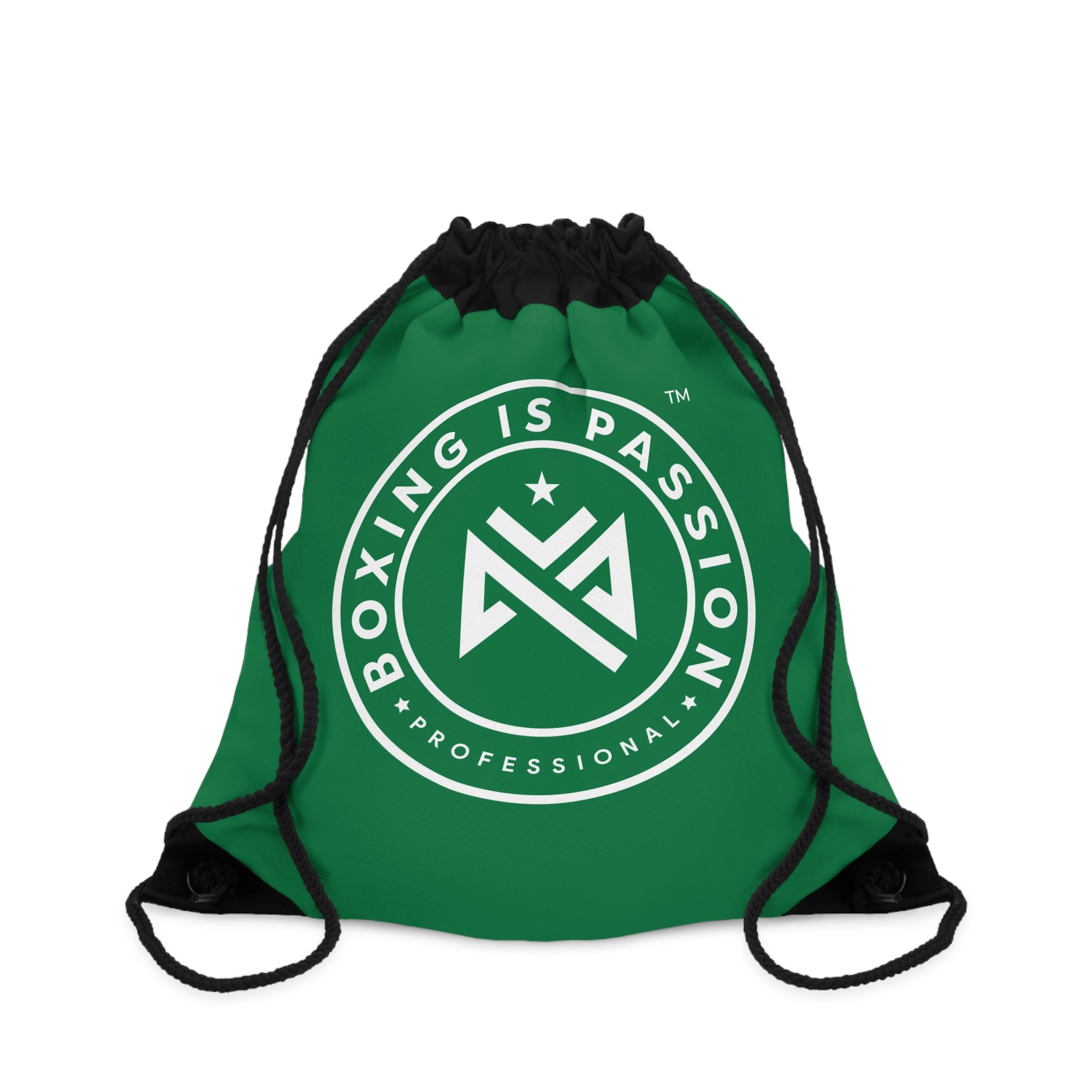 Boxing is Passion™ Dark Green Drawstring Bag