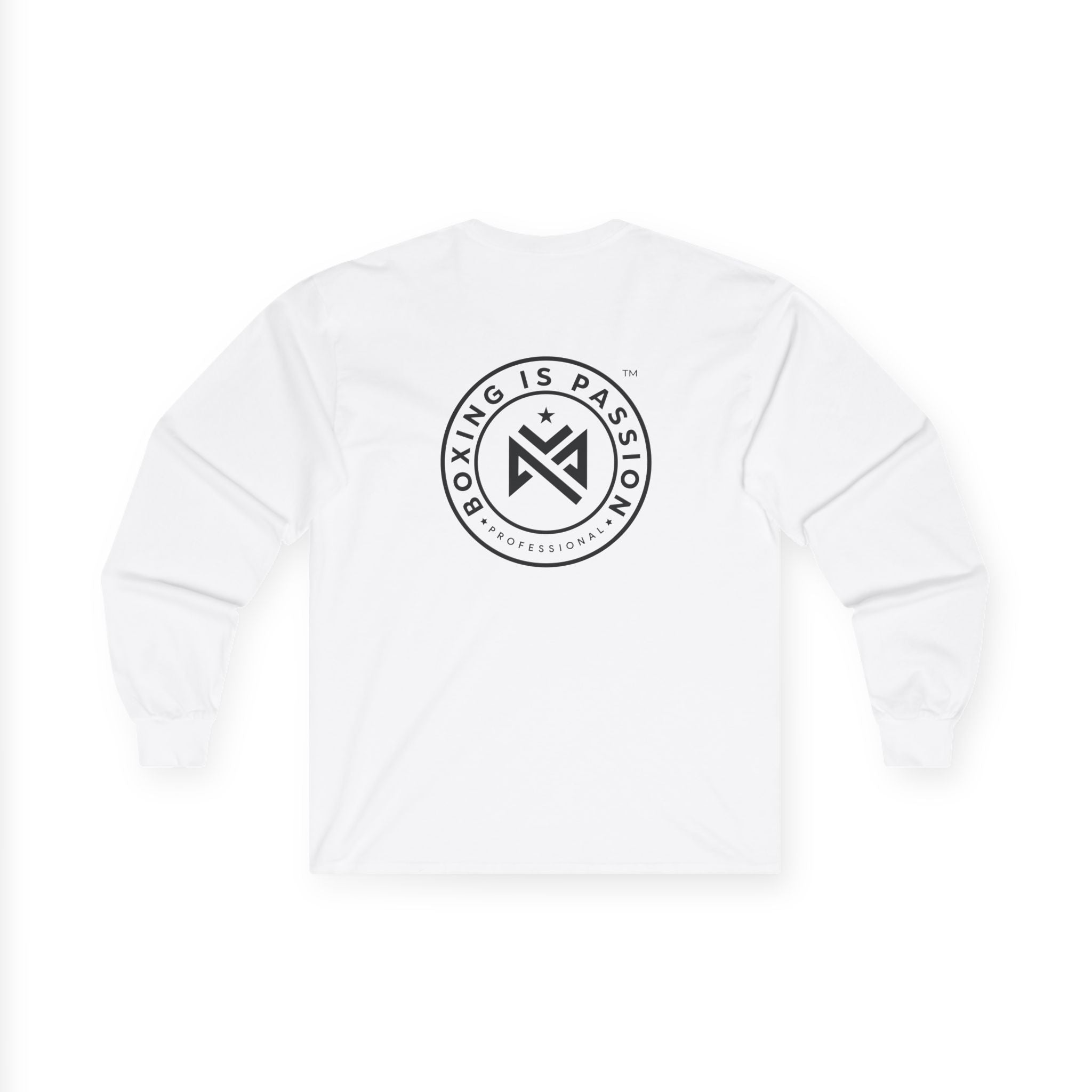 Boxing is Passion™ Unisex Ultra Cotton Long Sleeve Tee (minimalistic back)