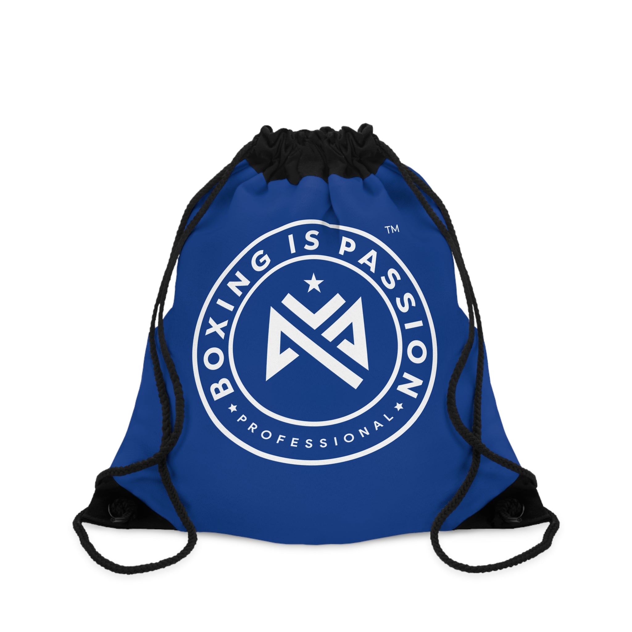 Boxing is Passion™ Blue Drawstring Bag