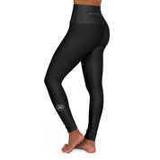 Boxing is Passion™ Black High Waisted Yoga Leggings