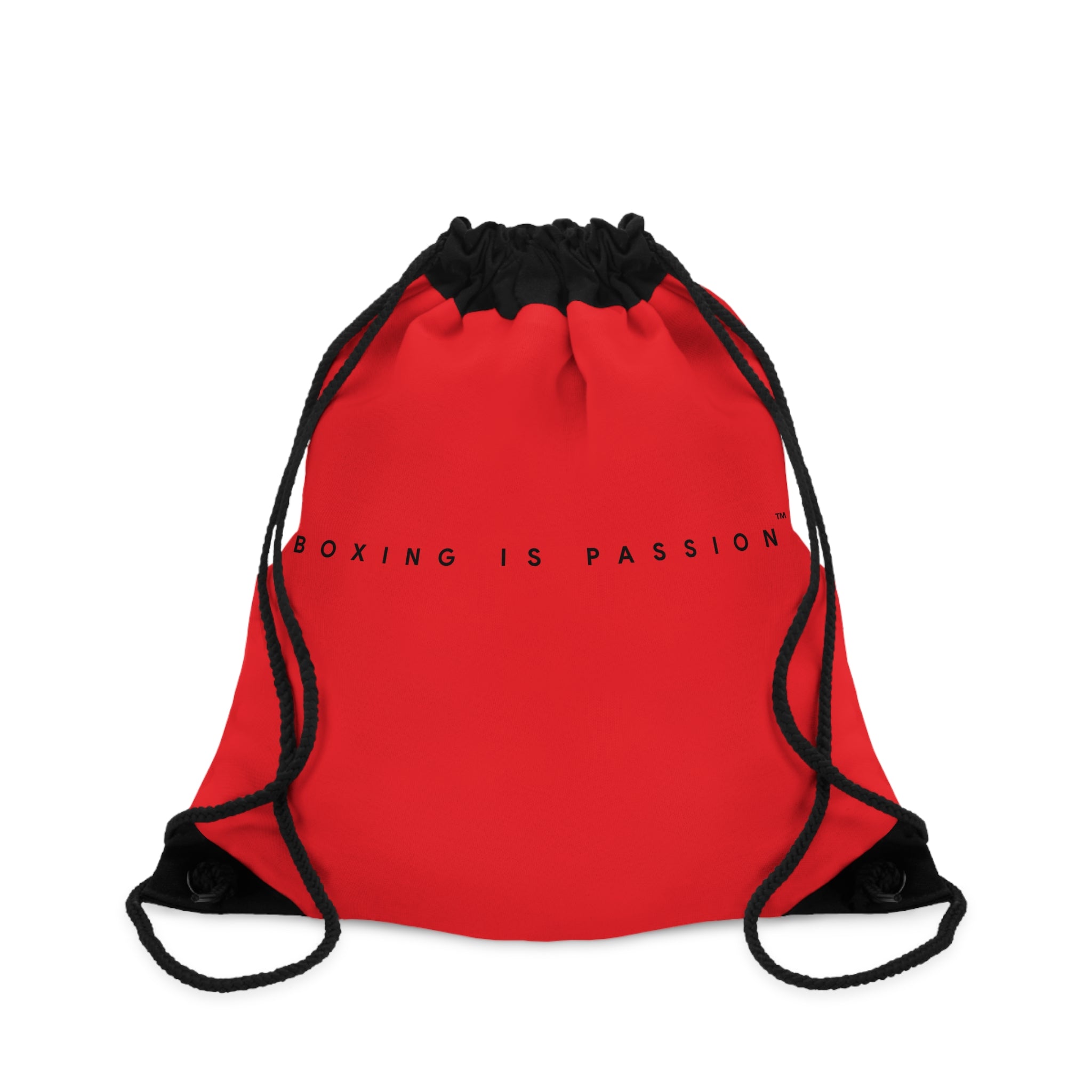 Boxing is Passion™ Red Drawstring Bag (minimalistic)