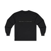 Boxing is Passion™ Unisex Ultra Cotton Long Sleeve Tee (minimalistic back)