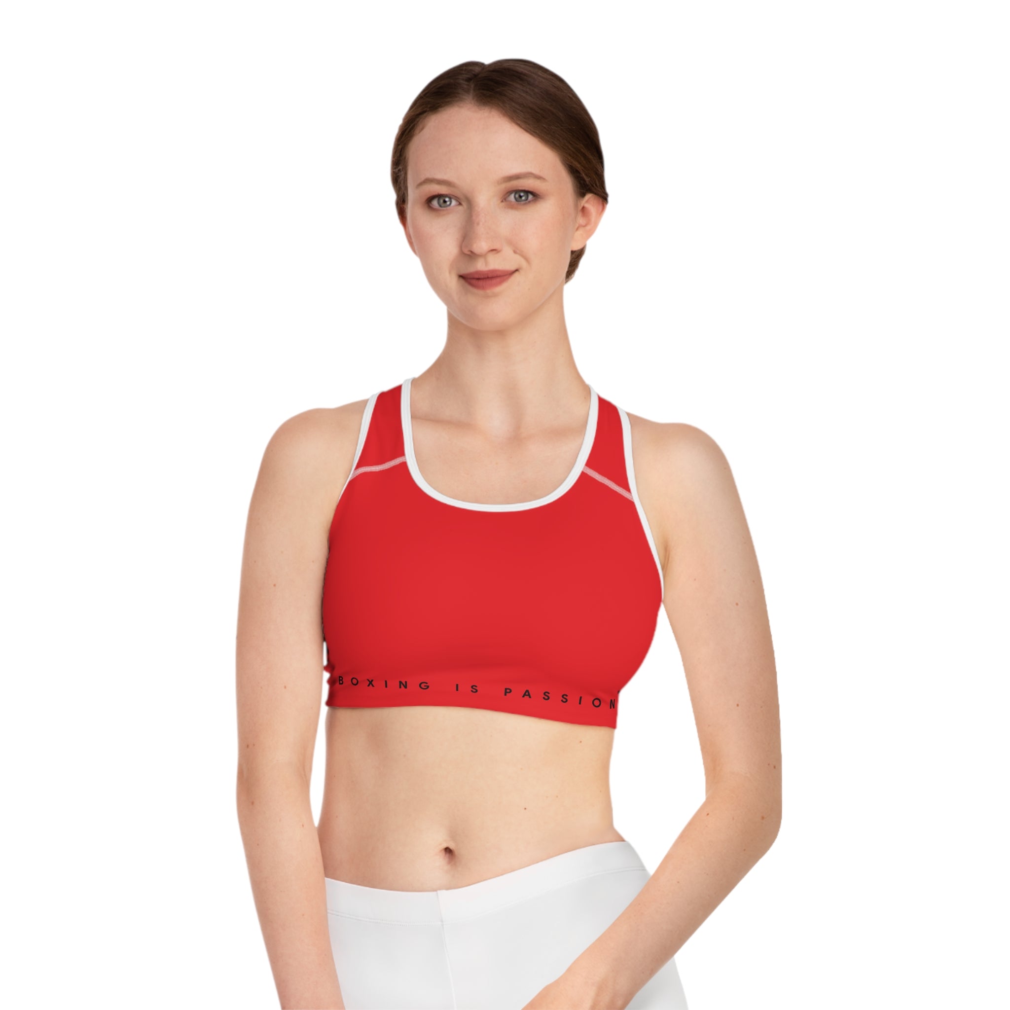 Boxing is Passion™ Red Sports Bra