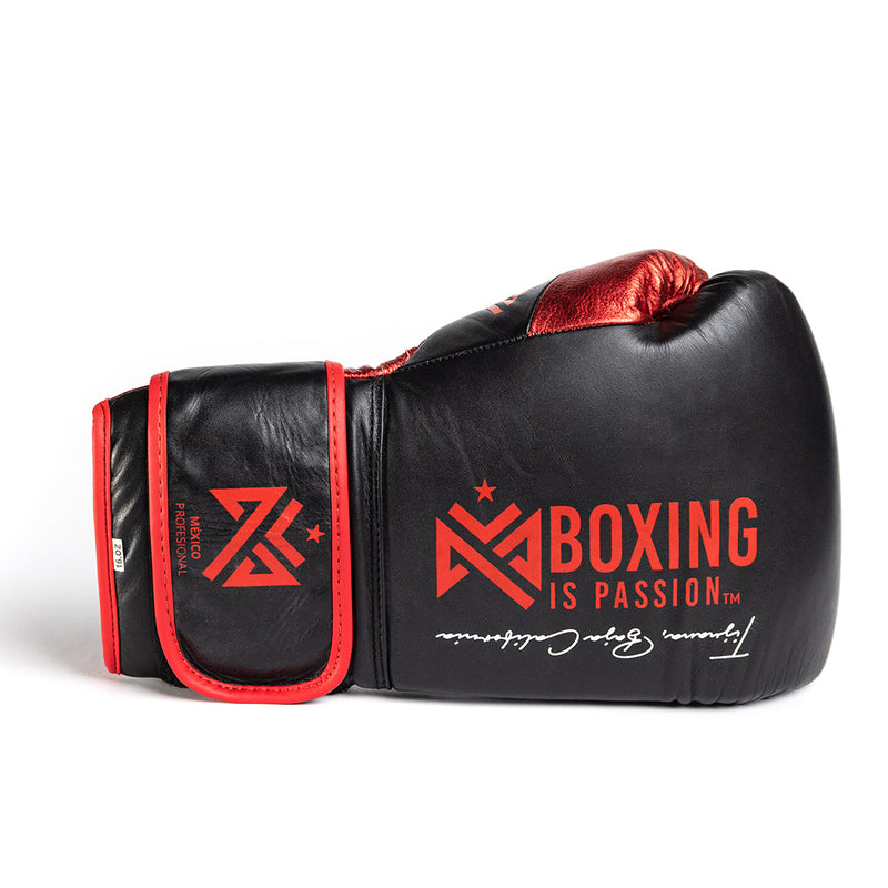 Boxing is Passion BlackFlame Pro Velcro Boxing Gloves